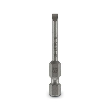 1212568 Phoenix Contact Hexagon Driver Bit, 0.6 x 3.5 x 50 mm Tip, 1/4 in Drive, Phillips Drive, 50 mm Overall