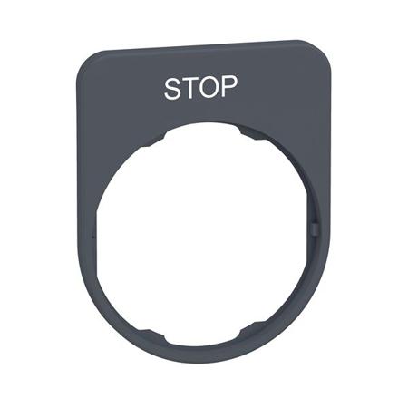 ZBYFP2304C0 Schneider Electric Marking Accessory for Use with Pushbuttons, Stop