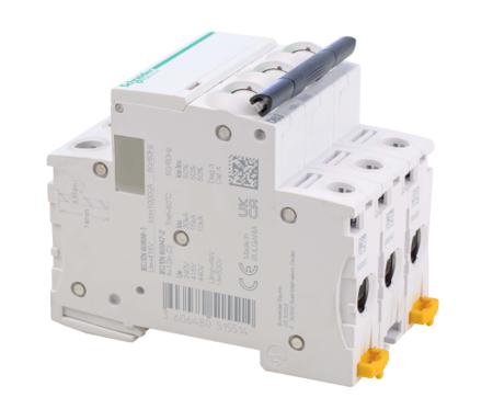 A9F55363 Acti 9 iC60H MCB Mini Circuit Breaker 3P, 63 A, 10 KA, Curve D