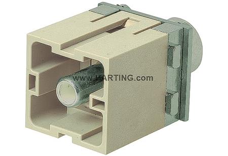 09140012667 HARTING Heavy Duty Power Connector Module, 200A, Male, Han-Modular Series, 1 Contacts