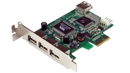 PEXUSB4DP StarTech.com 4 Port USB A PCIe USB 2.0  Card