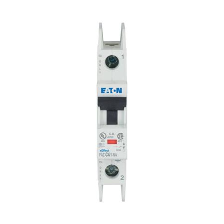 102082 FAZ-C4/1-NA Eaton xEffect MCB, 1P, 4A Curve C, 240 → 415V AC, 48V DC, 10 kA Breaking Capacity