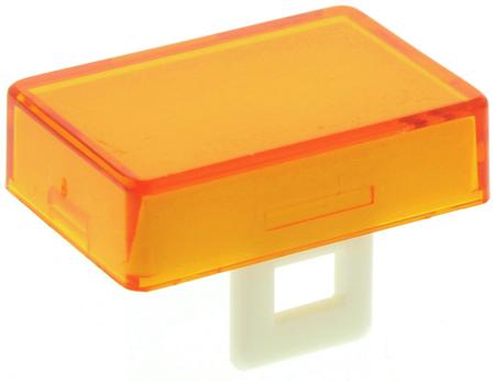 TH461612000 Orange Rectangular Push Button Lens for use with Push Button Switch