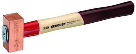 8672410 Gedore Copper Head Club Hammer with Hickory Wood Handle, 750 g