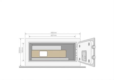 YLFM-200-EG1 Yale 24.8L Safe Safe