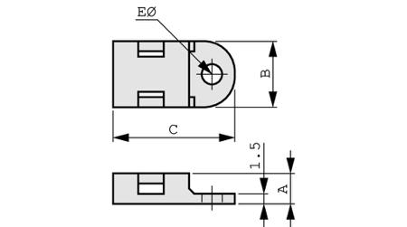RND-475-00377 RND White Cable Tie Mount, 2.4mm Max. Cable Tie Width