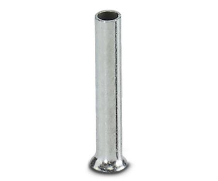 3202481 Phoenix Contact Ferrule, 8mm Pin Length, 1mm Pin Diameter, Silver