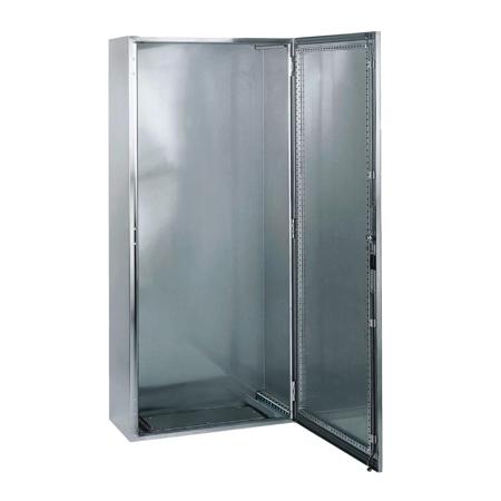 NSYSMX201040H Schneider Electric Spacial Series Stainless Steel Double-Door-Door Floor Standing Enclosure, Opaque Door, IP55, 2000 x