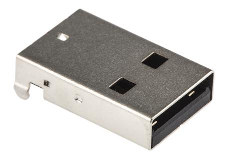 A-USB A-LP-C ASSMANN WSW Right Angle, SMT, Plug Type A USB Connector
