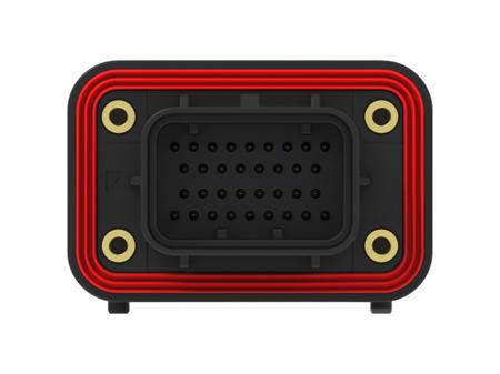 2384723-4 TE Connectivity, SUPERSEAL Cable connector Plug Black Board Mount 34 Way, Through Hole Termination