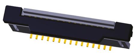 1-1734248-5 1.0mm FPC vertical SMT Connector 15 way