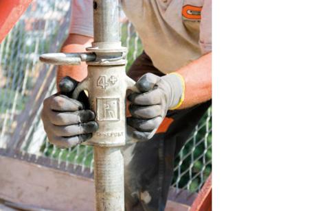 3455308---6 Mapa ULTRANE 553 Black, Grey Nitrile Assembly, Automotive Industry, Construction, Emergency Services Work Gloves, Size 6