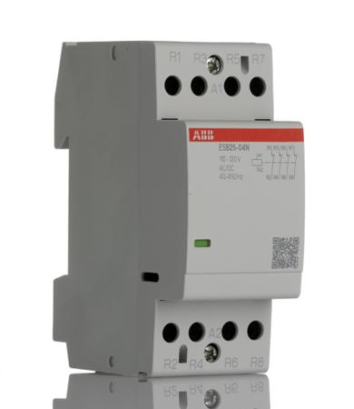 1SAE231111R0404 ABB ESB25 Contactor, 110/120 V Coil, 4-Pole, 25 A, 17.3 kW 120 V, 4 NC, 400V