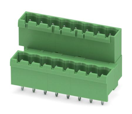 1845840 Phoenix Contact, 5.0mm Pitch, MDSTBVA 2.5/ 8-G, 8 Way, Pluggable Terminal Block, Header, Solder Termination,