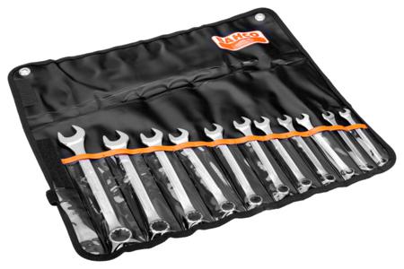 111M/11T Bahco 111M Series 11-Piece Spanner Set, 8, 9, 10, 11, 12, 13, 14, 15, 17, 19, 22 mm