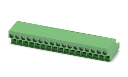 1779563 Phoenix Contact, 5mm Pitch, FRONT-MSTB 2.5/17-ST, 17 Way, , Pluggable Terminal Block, Plug, Cable Mount, Screw
