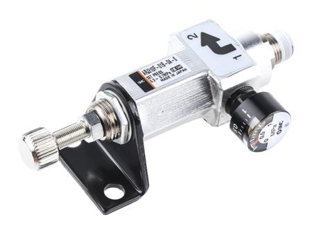 ARJ310F-01-04-S SMC M5 x 0.8, R 1/8 Pneumatic Regulator - 0.2MPa to 0.7MPa, 1/8 in, M5 x 0.8, 0.8MPa max. input