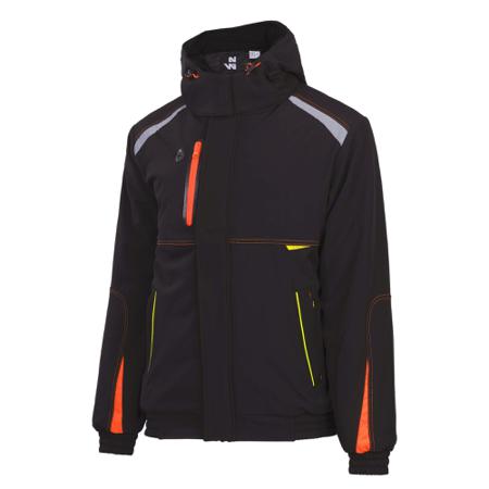 1391-XL Nine worths MORANE 1391 3 Black, Waterproof Jacket Zipper, XL 1 EA