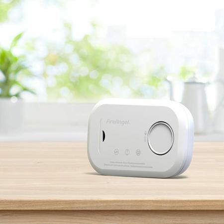 FA6813-EU-T2 FireAngel Safety Technology Limited ABS Plastic Smoke Detector, 85dB, 3V dc