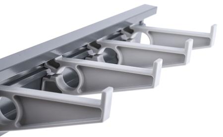 668-4597 RS Pro Grey Modular Lead Storage Rack, 15 Slots, 16.9mm Cable Dia.