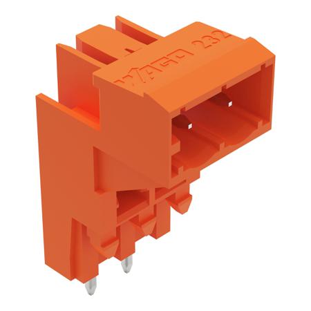 232-362 WAGO 232 Series Angled PCB PCB Header, 2 Contact(s), 5.08 mm Pitch, 1 Row, Shrouded