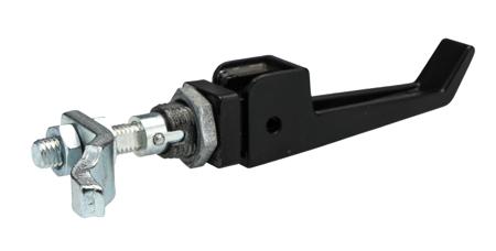 216-912 RS PRO Black Die Cast Handle, L-Handle