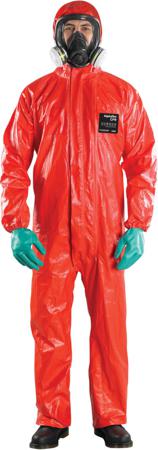 RD96T-00111-02 Ansell Red Coverall, EN 1073-2, EN 1149-5, EN 14126, S