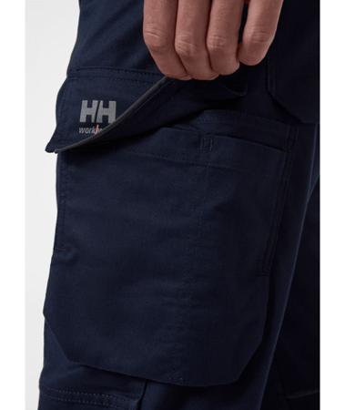 77523_590-C44 Helly Hansen Manchester Navy Men's Cotton, Polyester Lightweight, Stretchy Work Trousers 32in, 81cm Waist