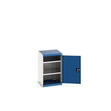 40010097.11V 1 Door Sheet Steel Cupboard, 525 x 525 x 800mm