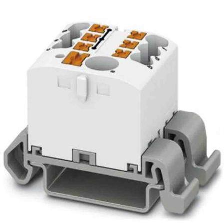 3273210 Phoenix Contact Distribution Block, 7 Way, 4mm², 24A, 690 V, White