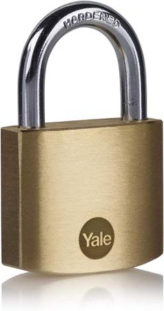 Y110B/40/122/1 Yale Padlock Brass Padlock, 6.3mm Shackle, 40mm Body