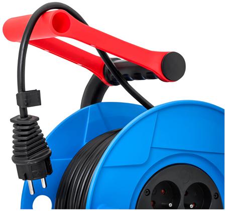 1210251 brennenstuhl , 25m 4 Socket Type E - French Extension Reel, 230 V, IP20