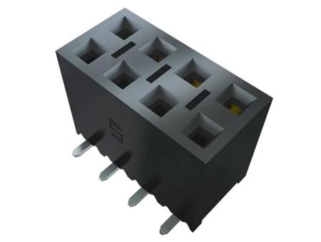 SSM-110-L-DV-BE-K-TR Samtec SSM Series Vertical Surface Mount PCB Socket, 20-Contact, 2-Row, 2.54mm Pitch, Solder Termination