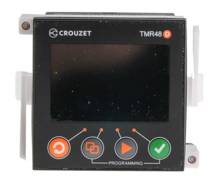 GDS2R10MV2 Crouzet Syr-Line Series Panel Mount Timer Relay, 24 → 240V ac/dc, 2-Contact, 0.001 → 9.999 s, 0.01