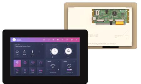 gen4-RP2350-70CT-CLB 4D Systems  TFT TFT LCD Display / Touch Screen, 3.5in WVGA, 800 x 480pixels