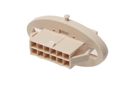 2070170012 Molex, 207017 Plug Crimp Connector Housing, 4.2mm Pitch, 12 Way, 2 Row