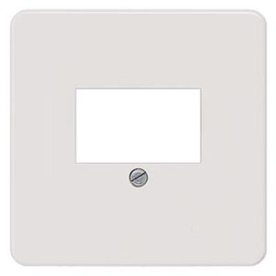 5TG1800-2 Siemens White 1 Gang Cover Plate Thermoplastic Faceplate & Mounting Plate