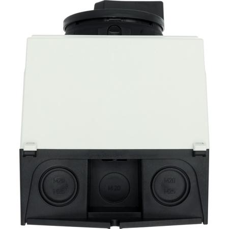 207336-P3-63-I3-SVB-SW Eaton 3 Pole Surface Mount Isolator Switch - 63A Maximum Current, 30kW Power Rating, IP65