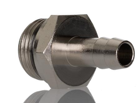 176-2042 RS PRO Hose Connector Hose Tail Adaptor, BSPP 1/2in 10mm ID, 5 MPa, 50 bar