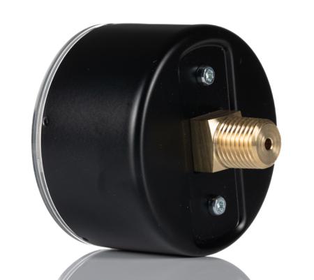 8977778 WIKA NPT 1/4 Back Entry Pressure Gauge 0.4bar, , 0bar min.