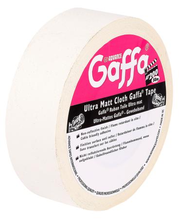 AT200 Advance Tapes  White Matt Gaffa Tape, 50mm x 50m, 0.26mm Thick