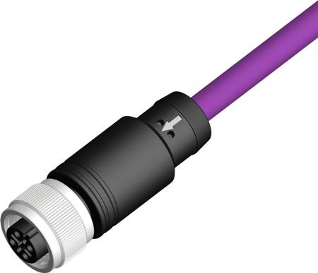 283-4894 RS PRO Straight Female 5 way M12 to Actuator/Sensor Cable, 1m