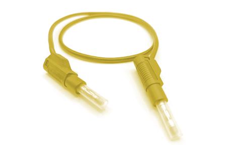 22-451--50M-4 Mueller Electric Test lead, 32A, 600V, Yellow, 0.5m Lead Length