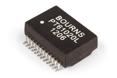 PT61020EL Surface Mount Lan Ethernet Transformer, 17.62 x 12.2 x 6mm