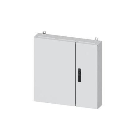 8GK1032-3KK31 Siemens Wall Mounted Cabinet Enclosure Type ALPHA 160 Series , 800 x 800 x 140mm, Steel DIN Rail Enclosure