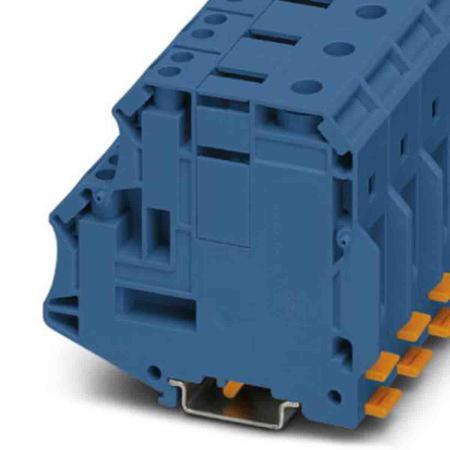 3213143 Phoenix Contact Distribution Block, 5 Way, 192A, 450 V, Blue