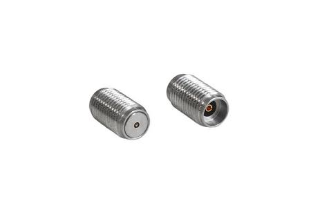 RF292AJA Bulgin Male/Female Flange Mount Circular Coaxial Connector, Jack Screw Termination, Straight Body