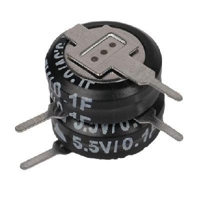 360-051 RS PRO 0.1F Supercapacitor EDLC -20 → +80% Tolerance 5.5V dc, Through Hole