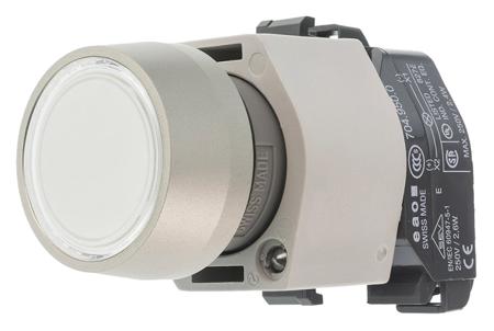 704.032.7 EAO Clear Momentary Push Button Head, IP65