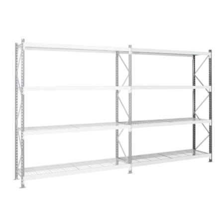 ZRRAYGRIL251880S1 Manorga RAL 7024 Sheet Steel Galvanised Storage Rack System Shelving System, 2500mm x 1800mm